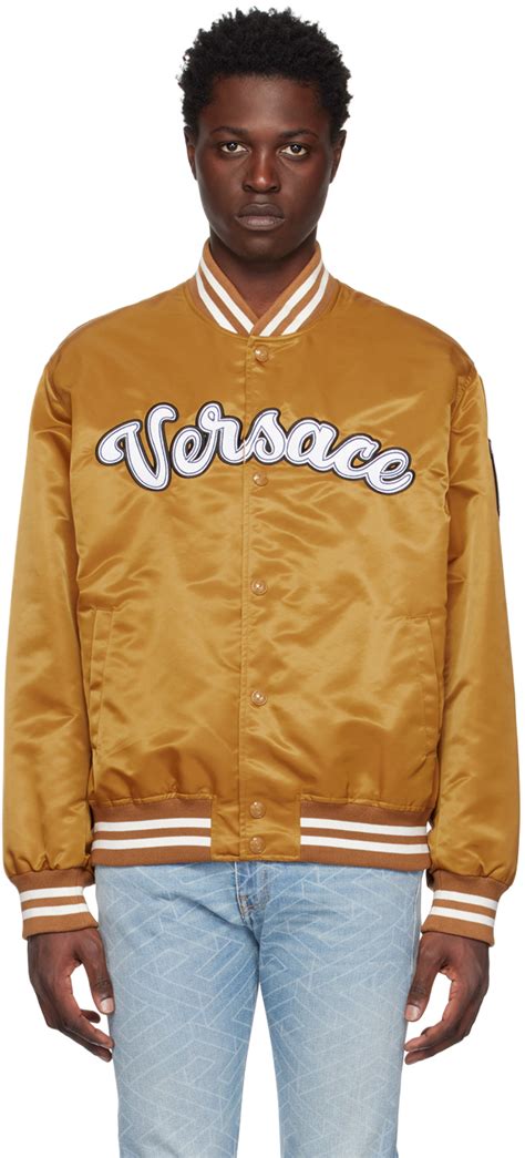 versace jacket bomber|versace varsity bomber jacket.